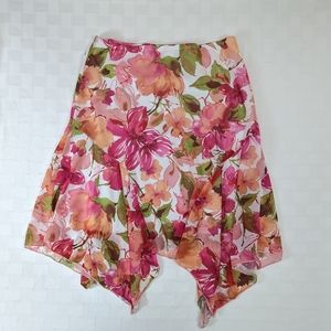 Luna Chix Sheer Overlay Tulip Skirt